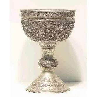 Fine Art Handmade Persian Engraved Copper Antique 23" X 19" Abczag-3